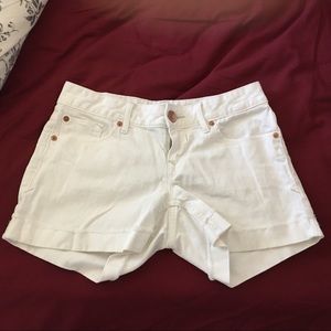 Express White Jean Shorts